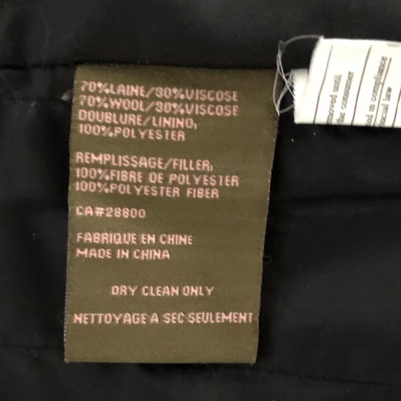 Black wool coat - Picture 7 of 7